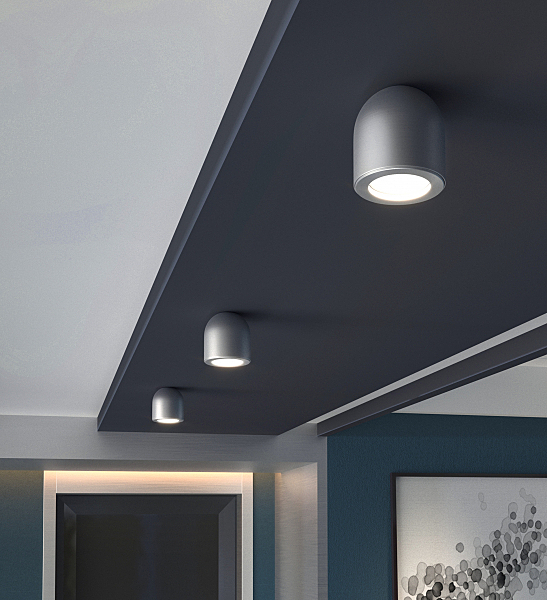 Накладной светильник Ogma DLN116 GU10 серебро