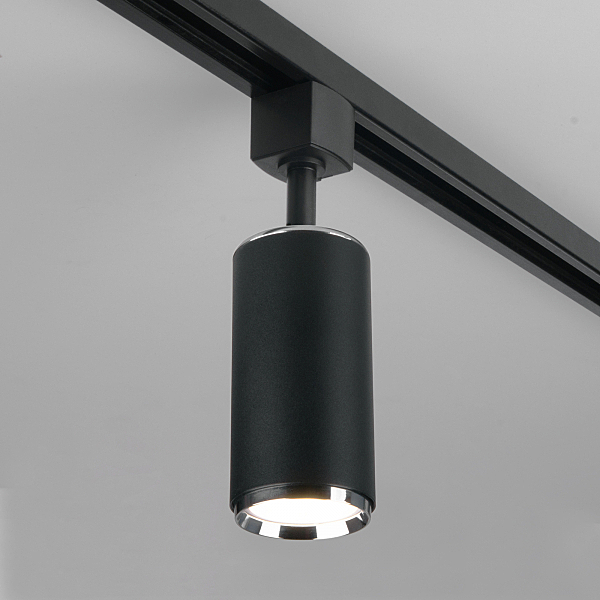 Трековый светильник Svit Svit GU10 Черный/хром (MRL 1013) однофазный