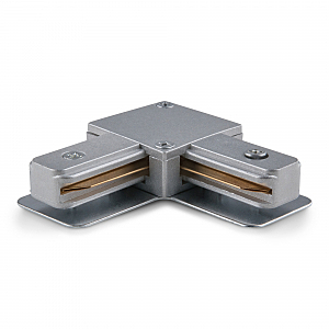 Комплектующие для трек-систем Track Rail SL Surface TRC-1-1-L-CH / Коннектор угловой для однофазного шинопровода (серебристый)