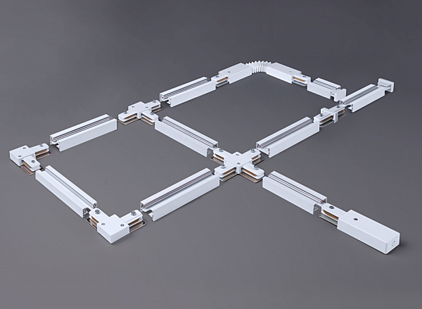 Шинопровод Track Rail SL Surface TRL-1-1-100-CH/ Однофазный шинопровод серебристый (1м.)