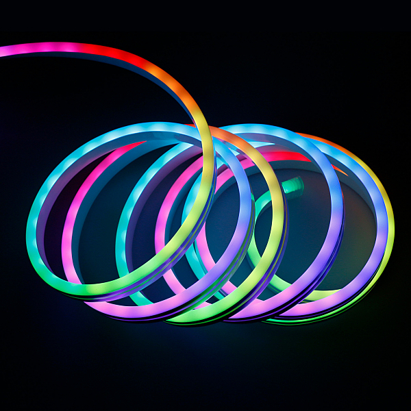 Светодиодный шнур 12V 7W IP65 Набор гибкого неона SLS 02 RGB IP 65 односторонний мульти, 5м a049856