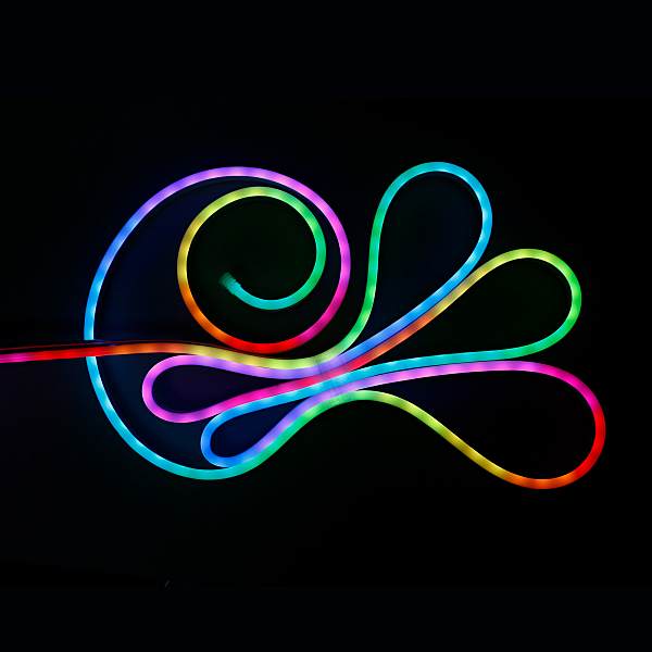 Светодиодный шнур 12V 7W IP65 Набор гибкого неона SLS 02 RGB IP 65 односторонний мульти, 5м a049856