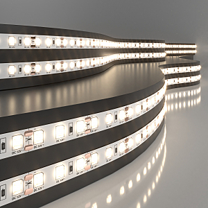 LED лента 12V 9,6W IP20 Набор светодиодной ленты 5m 2835 12V 120Led 9.6W IP20 3300K теплый белый (SLS 01 WW IP 20) a049843