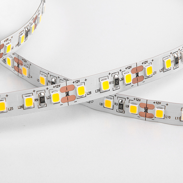 LED лента 12V 9,6W IP20 Набор светодиодной ленты 5m 2835 12V 120Led 9.6W IP20 3300K теплый белый (SLS 01 WW IP 20) a049843