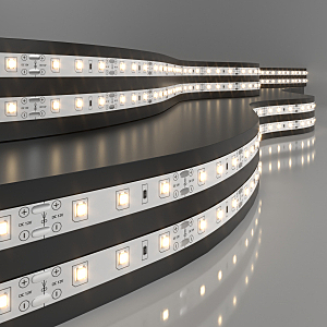 LED лента 12V 4,8W IP20 Набор светодиодной ленты 5m 2835 12V 60Led 4,8W IP20 3300K теплый белый (SLS 01 CW IP 20) a049836