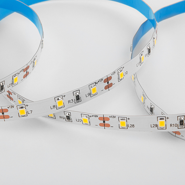 LED лента 12V 4,8W IP20 Набор светодиодной ленты 5m 2835 12V 60Led 4,8W IP20 3300K теплый белый (SLS 01 CW IP 20) a049836