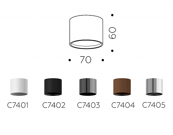 Накладной светильник Diy Spot C7401