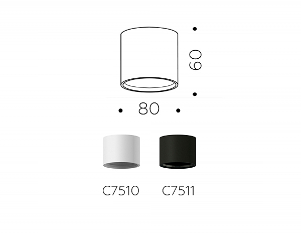 Накладной светильник Diy Spot C7511