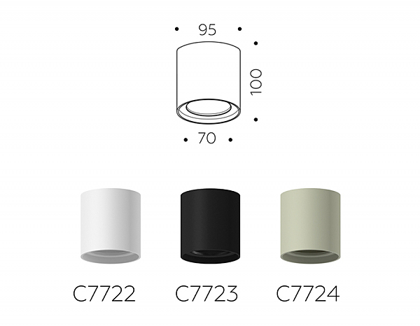 Накладной светильник Diy Spot C7724