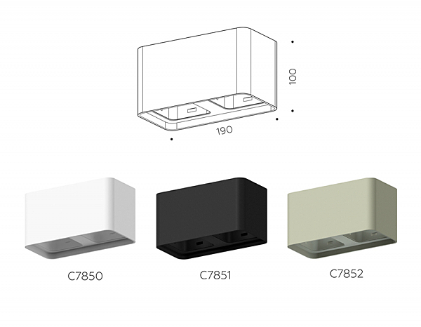 Накладной светильник Diy Spot C7851