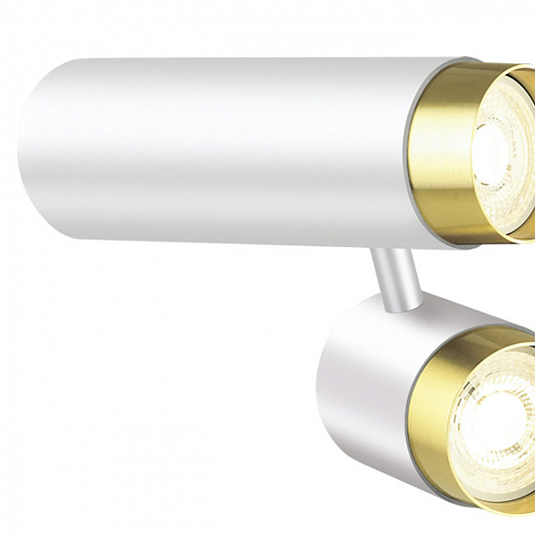 Светильник спот Sauris LH8020/2C-WT-GD