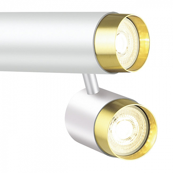 Светильник спот Sauris LH8020/2C-WT-GD