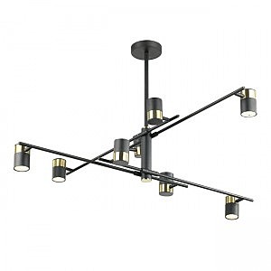 Потолочная люстра Sauris LH8020/8P-BK-GD