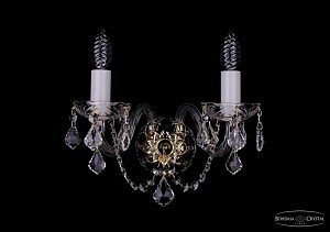 Настенное бра 1402 1402B/2/141G/Leafs