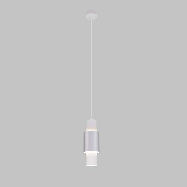 Светильник подвесной Bento 50204/1 LED белый/матовое серебро