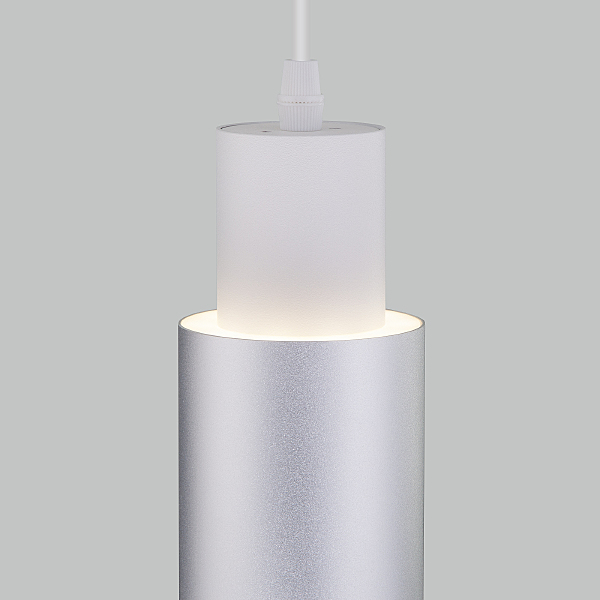 Светильник подвесной Bento 50204/1 LED белый/матовое серебро