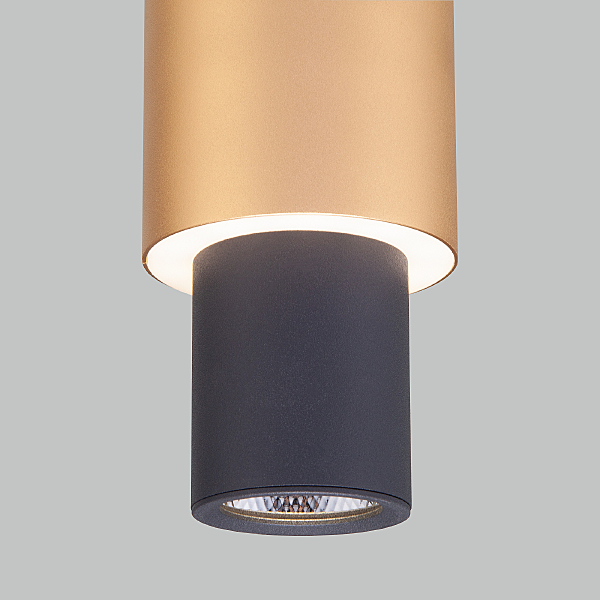 Светильник подвесной Bento 50204/1 LED черный/матовое золото