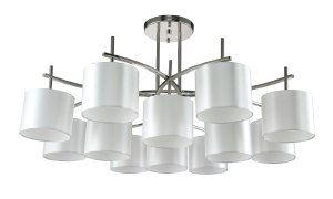 Потолочная люстра Sergio SERGIO PL8+4 NICKEL