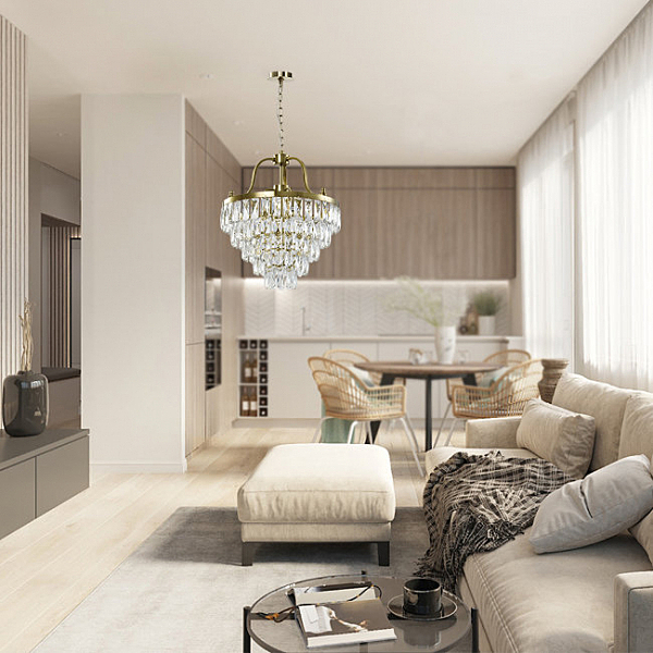 Подвесная люстра Salvatore LH0037/5P-CO-CL