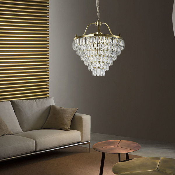 Подвесная люстра Salvatore LH0037/7P-CO-CL