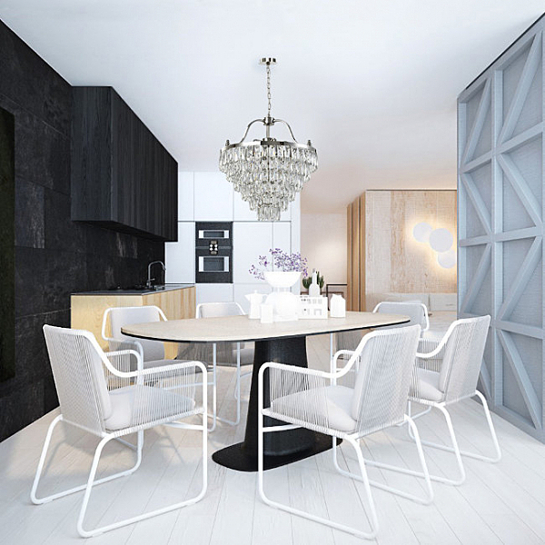 Подвесная люстра Salvatore LH0037/7P-NK-CL