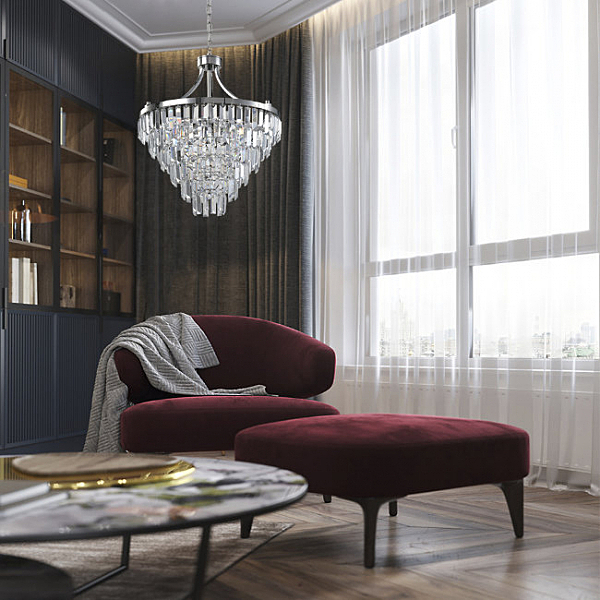 Подвесная люстра Novello LH0039/13P-NK-CL