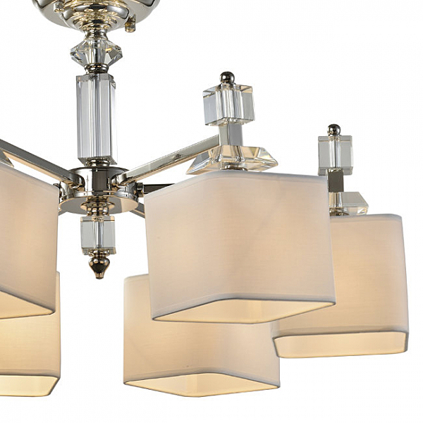Потолочная люстра Vivien LH1038/6C-NK-WT