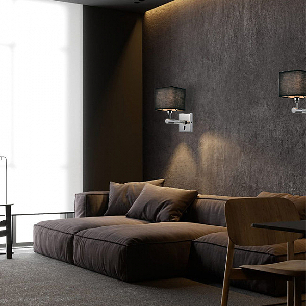 Настенное бра Bolyasko LH1056/1W-NK-BK