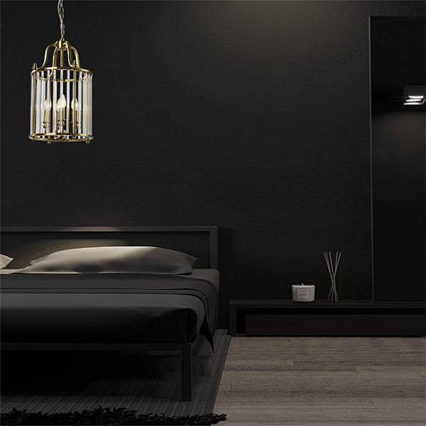 Подвесная люстра Lariana LH3038/4P-A-CO-CL