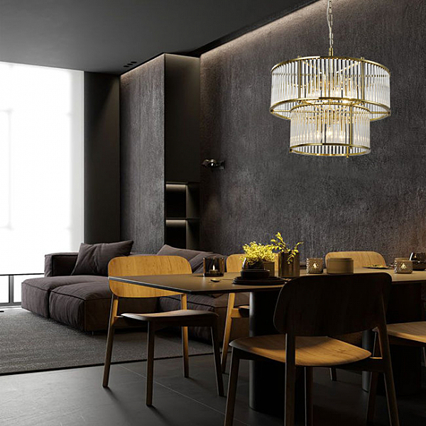 Подвесная люстра Lariana LH3038/9P-A-CO-CL