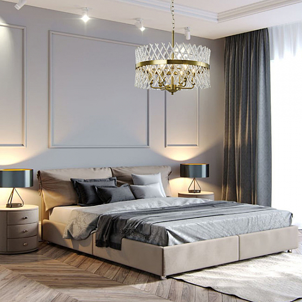 Подвесная люстра Baziano LH3040/6P-CO-CL