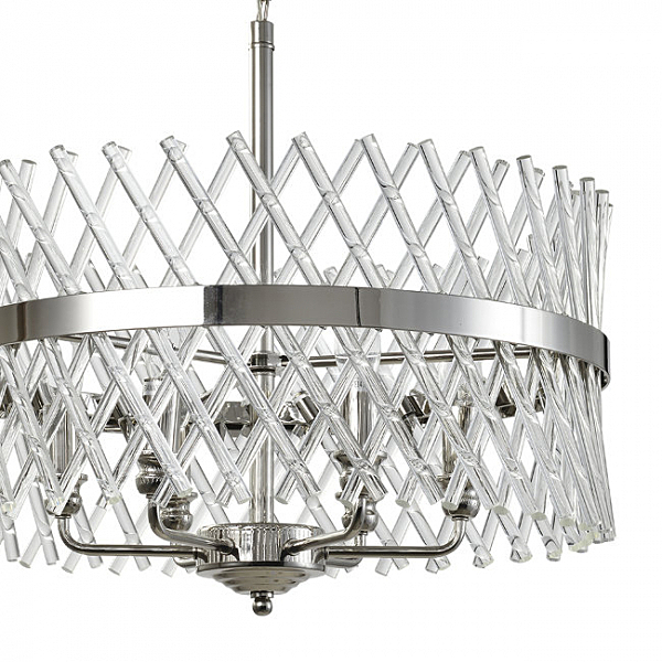 Подвесная люстра Baziano LH3040/6P-NK-CL