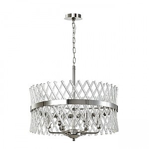 Подвесная люстра Baziano LH3040/6P-NK-CL