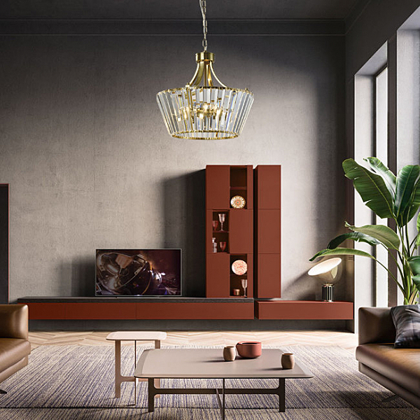 Подвесная люстра Dzhasmin LH3052/5P-CO-CL