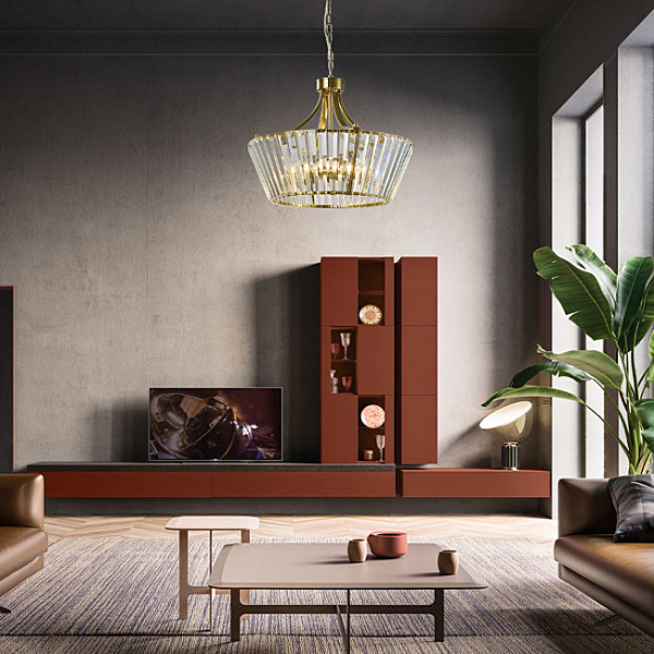 Подвесная люстра Dzhasmin LH3052/6P-CO-CL