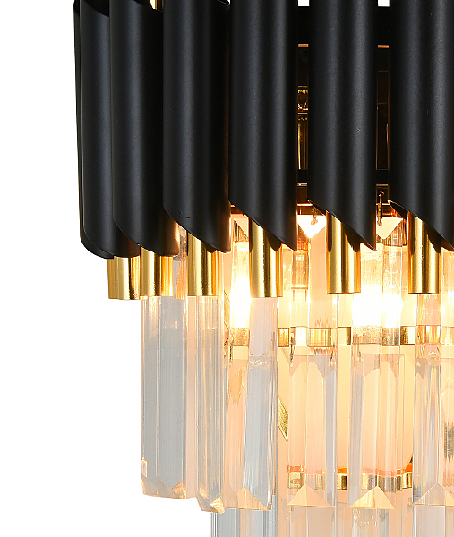 Настенное бра Darian DARIAN 76017/2W GOLD BLACK