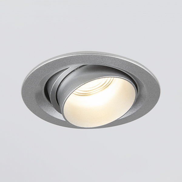 Встраиваемый светильник 9919&9920 Zoom 9920 LED 15W 4200K серебро