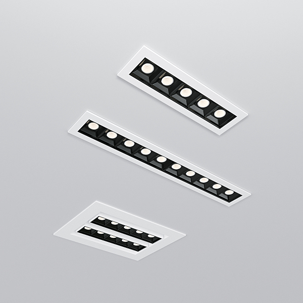 Встраиваемый светильник 9921 & 9922 & 9923 LED 9922 LED 20W 4200K белый/черный
