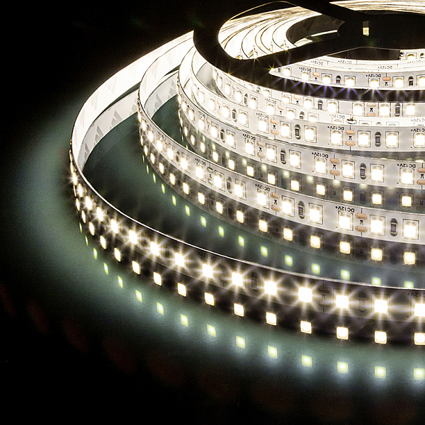 LED лента 24V 9,6W IP20 Лента светодиодная 120Led 9,6W IP20 3300K тёплый белый (2835 24V 120Led 9,6W IP20) a052959