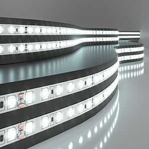 LED лента 24V 9,6W IP20 Лента светодиодная 120Led 9,6W IP20 6500K холодный белый (2835 24V 120Led 9,6W IP20) a052961