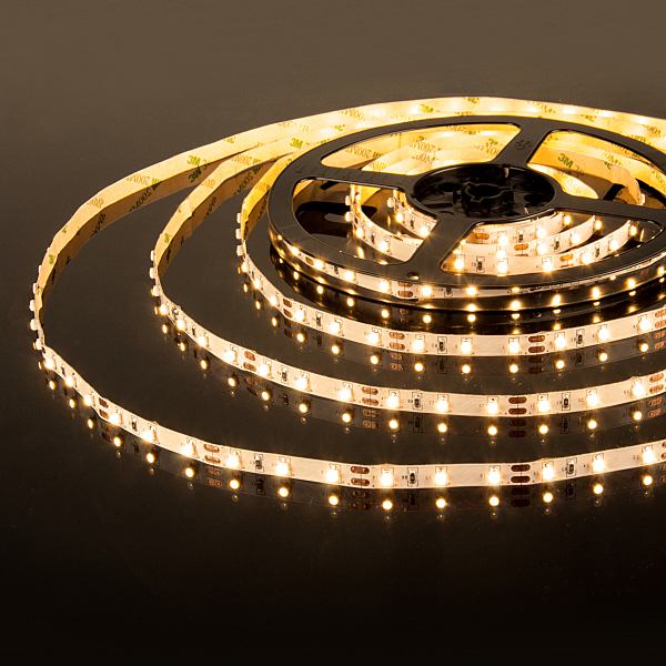 LED лента 24V 9,6W IP65 Лента светодиодная 120Led 9,6W IP65 3300K тёплый белый (2835 24V 120Led 9,6W IP65)