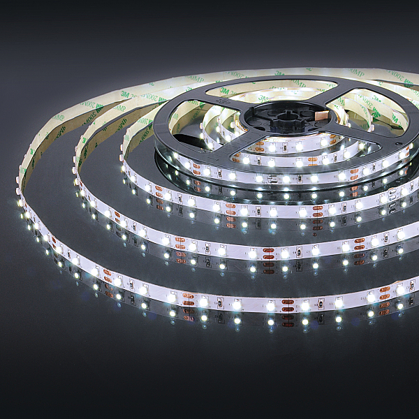 LED лента 24V 9,6W IP65 Лента светодиодная 120Led 9,6W IP65 6500K холодный белый (2835 24V 120Led 9,6W IP65)