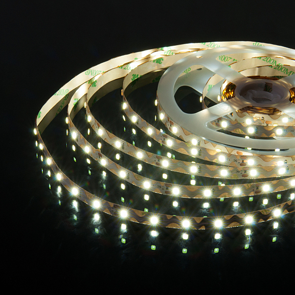 LED лента 12V 6W IP20 Лента светодиодная гибкая 60 Led 6W IP20 6500К холодный белый (S 2835 12V 60Led 6W IP20)