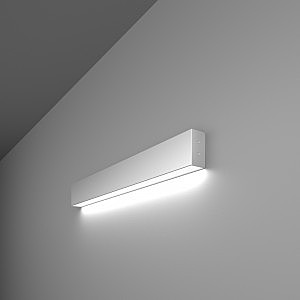 Настенный светильник Elektrostandard Линейный светодиодный накладной односторонний светильник 53см 10W 6500К матовое серебро (100-100-30-