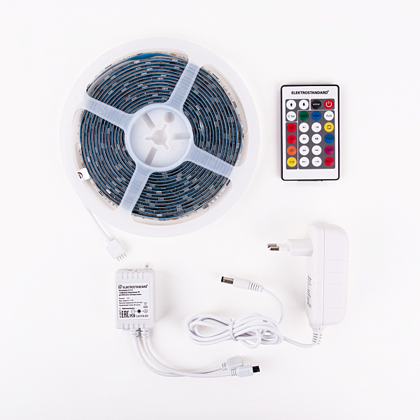 LED лента 12V 7,2W IP65 Набор светодиодной ленты 5m 7,2W IP65 RW Бегущая волна (SLS 01 CWWW IP 65) a049849