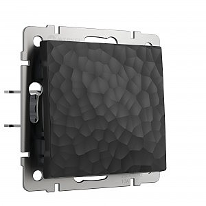 Выключатель Hammer W1210008/ Выключатель одноклавишный (черный)