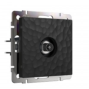 Розетка Hammer W1283008/ ТВ-розетка оконечная (черный)