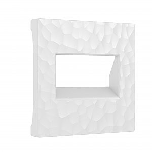 Накладка на механизм Hammer W1291101/ Накладка для двойной розетки Еthernet RJ-45 (белый)