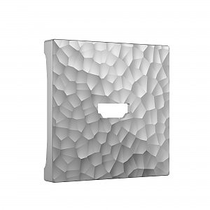 Накладка на механизм Hammer W1296006/ Накладка для розетки HDMI (серебряный)