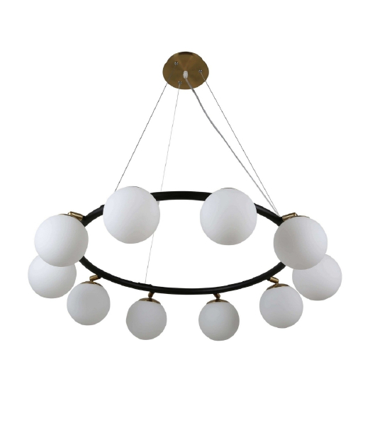 Подвесная люстра Modica LDP 6032-10 BK+MD